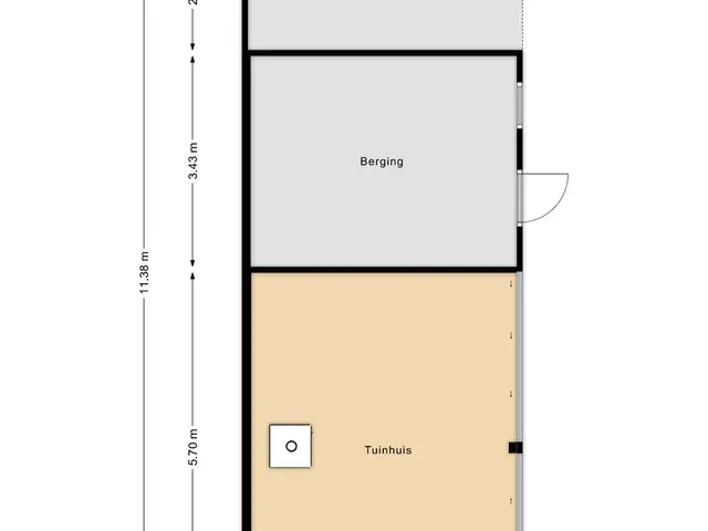 Plattegrond van Loverensestraat 27A