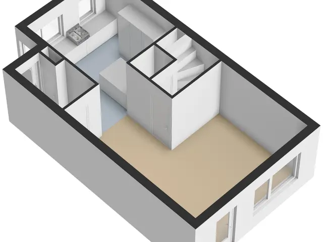Plattegrond van Achter 't Schop 13