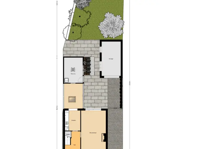 Plattegrond van Nieuwe Heikantstraat 20
