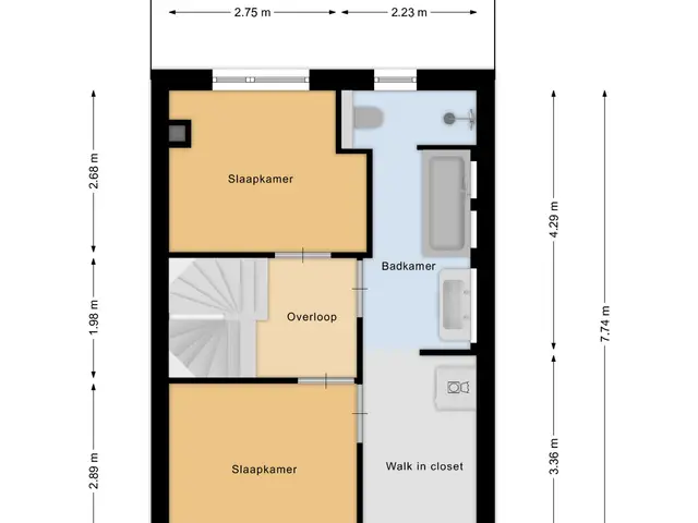 Plattegrond van Versterstraat 40