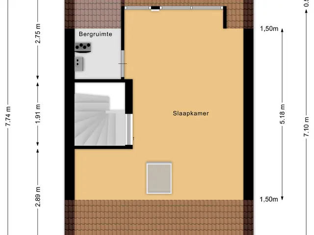 Plattegrond van Versterstraat 40