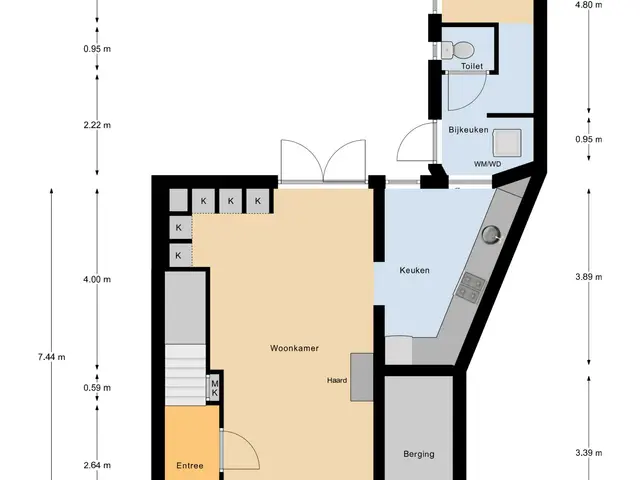 Plattegrond van Helvoirtseweg 98