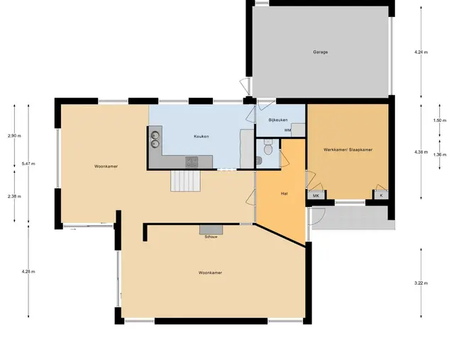 Plattegrond van Acacialaan 10