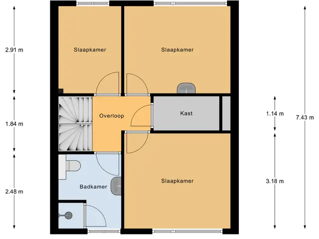 Plattegrond van Mgr. Goossenssingel 5