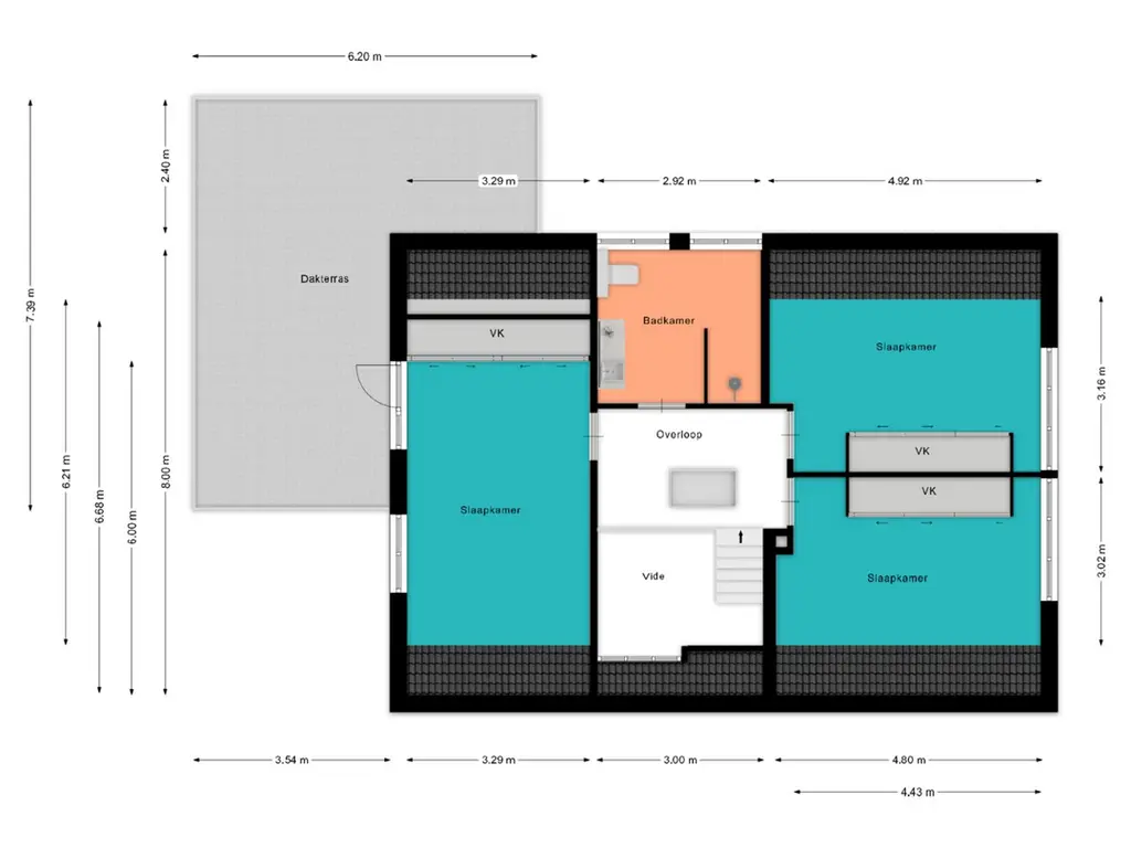 Plattegrond Rietveld 91B