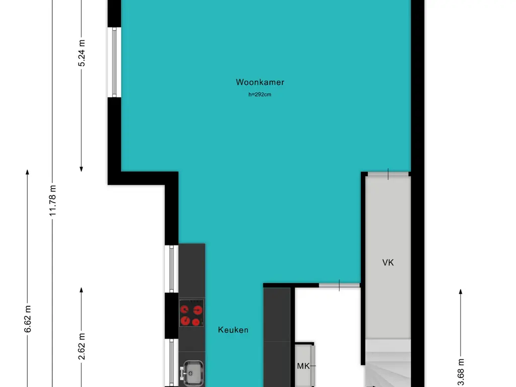 Plattegrond Van Oudheusdenstraat 10