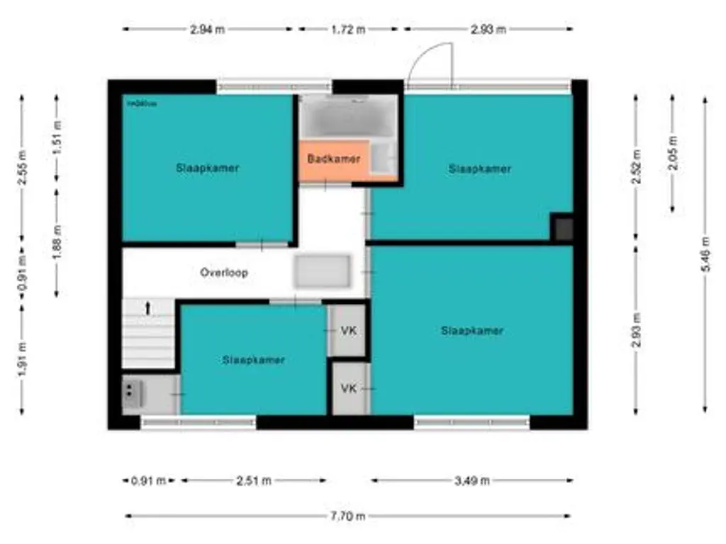 Plattegrond Meidoornlaan 11