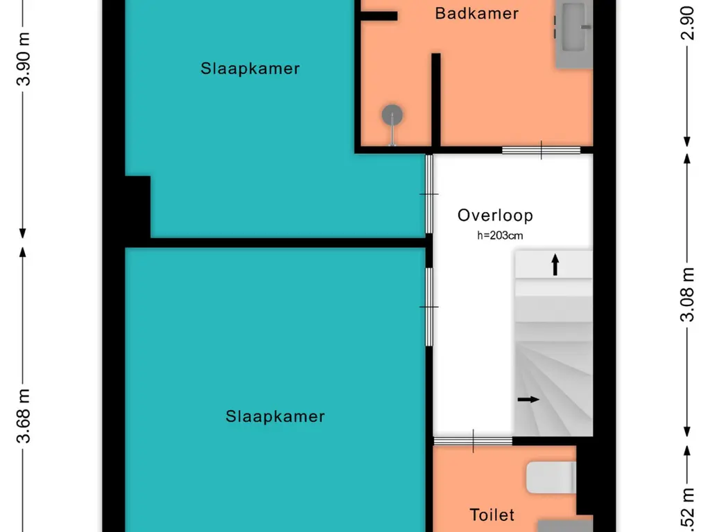 Plattegrond Prinsenlaan 24