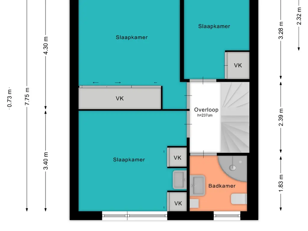 Plattegrond Heinsiuslaan 17