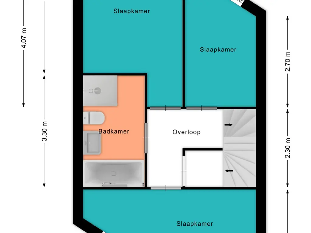 Plattegrond Harzstraat 2