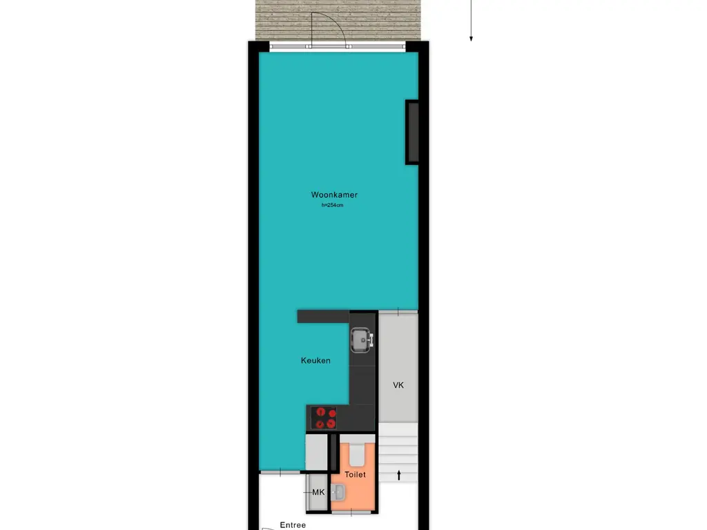 Plattegrond Leidsestraatweg 117