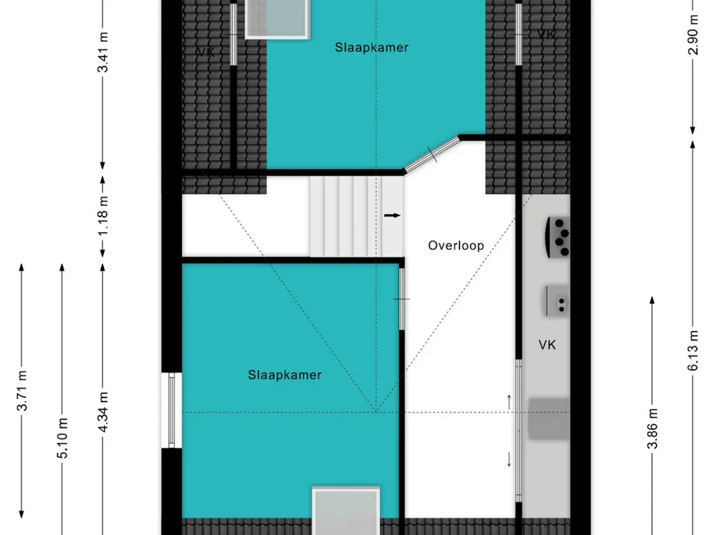 Plattegrond Schumanlaan 5