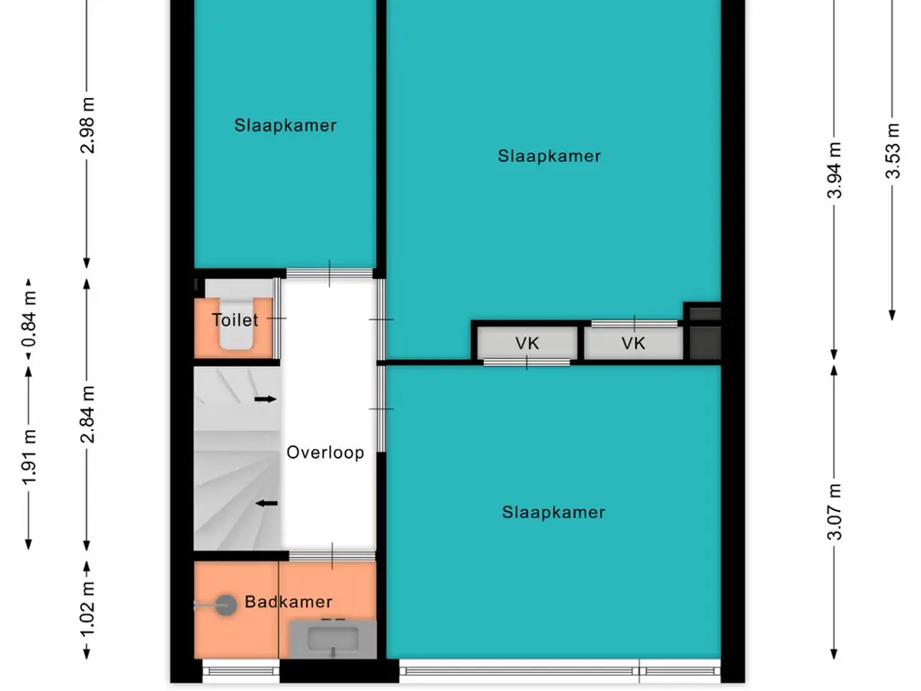 Plattegrond Narcisstraat 10