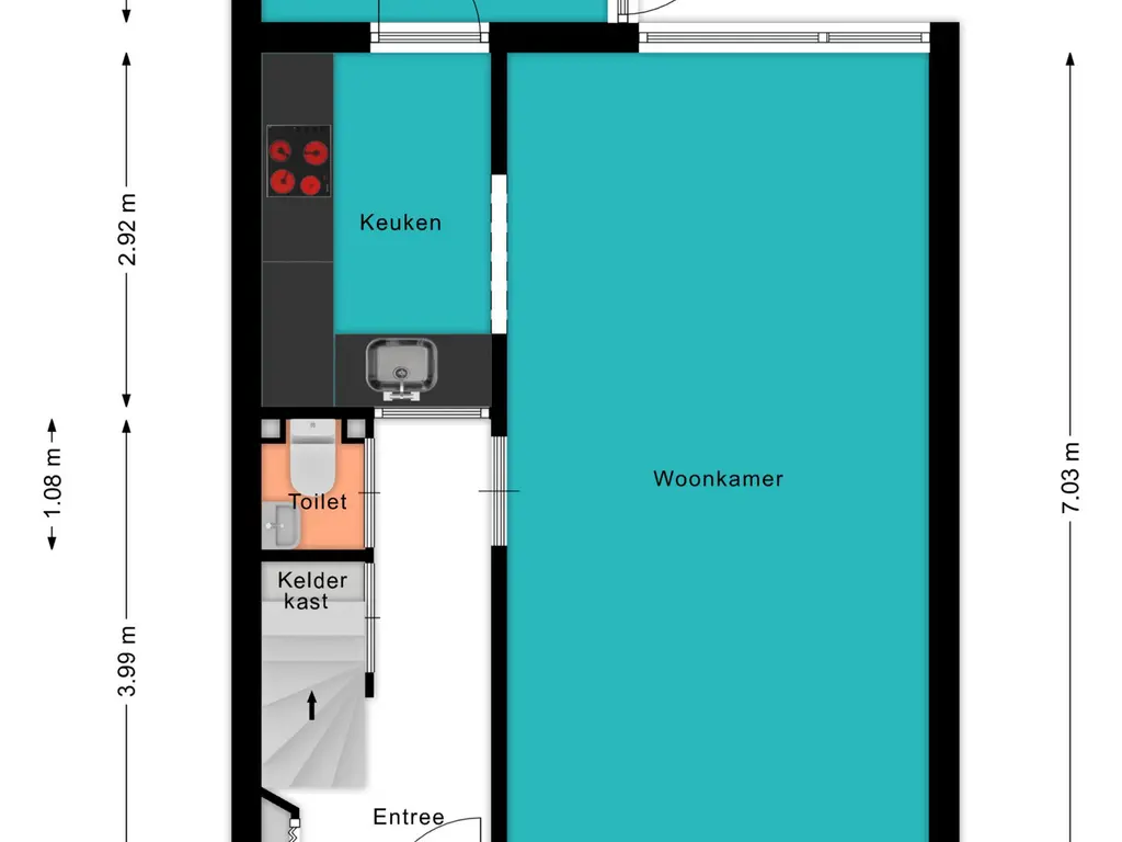 Plattegrond Narcisstraat 10