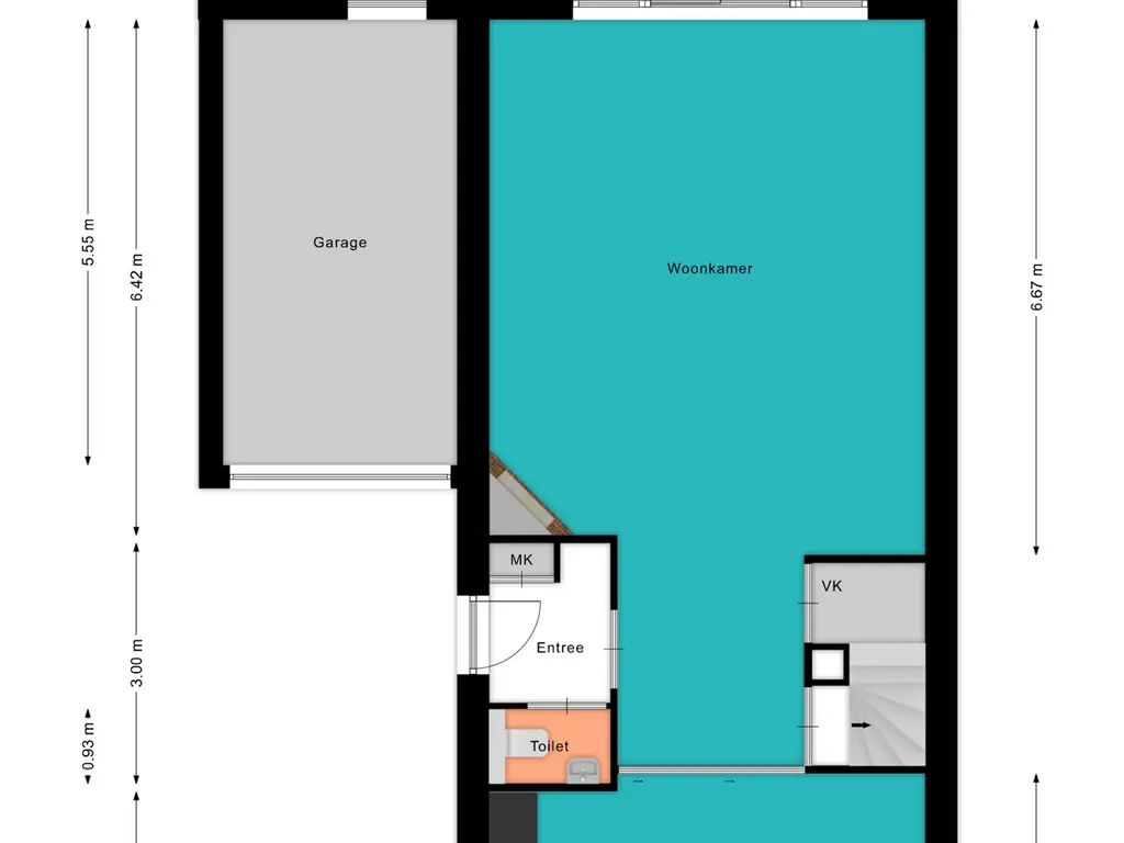 Plattegrond Pieter Lieftinckstraat 1