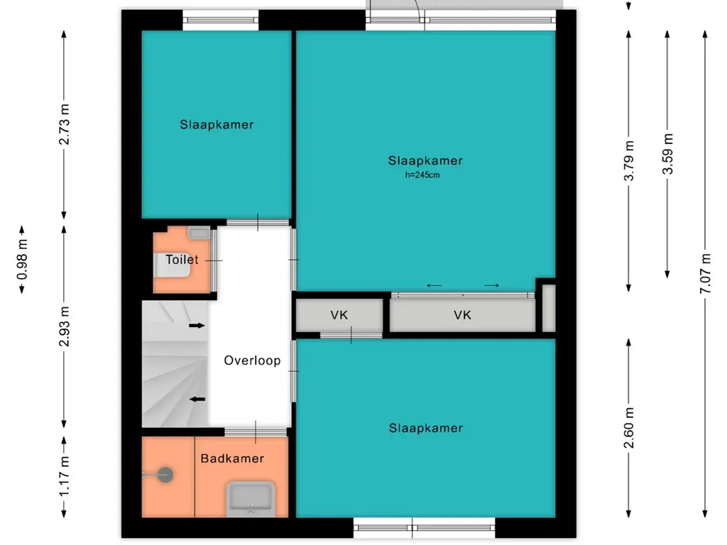 Plattegrond Appelstraat 2