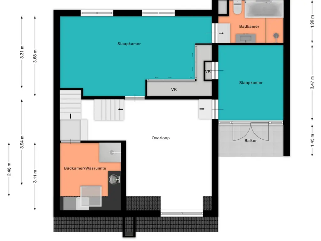Plattegrond Cattenbroekerlaan 39