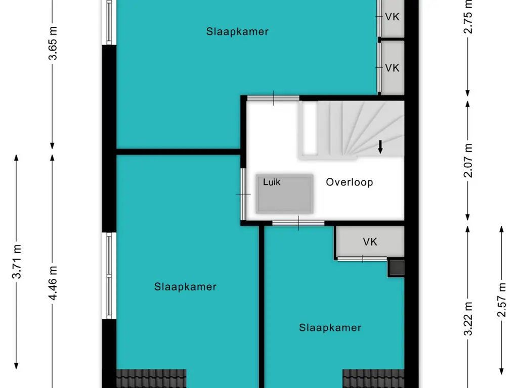 Plattegrond Leidsestraatweg 61