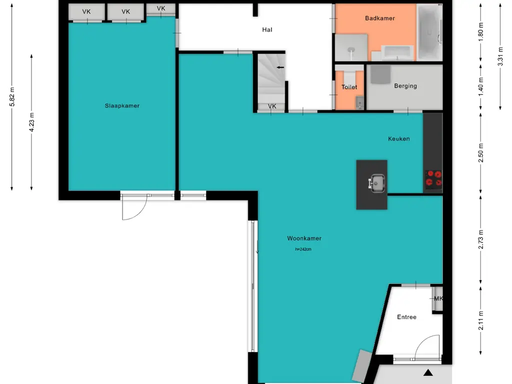 Plattegrond Ponddreef 19