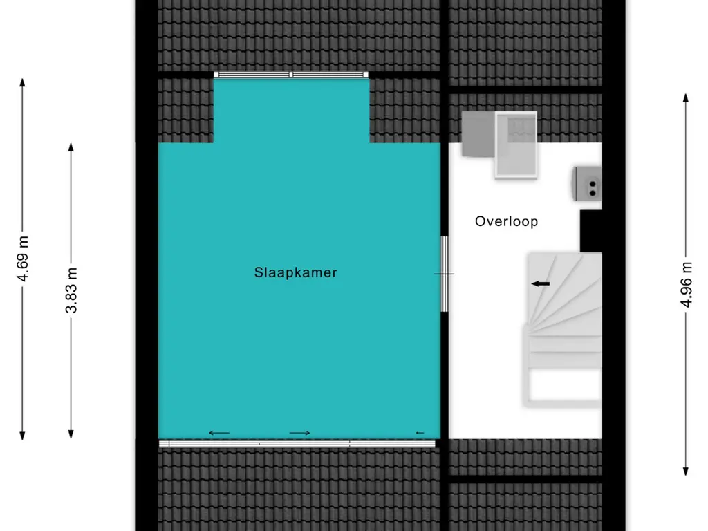 Plattegrond Thorbeckelaan 21