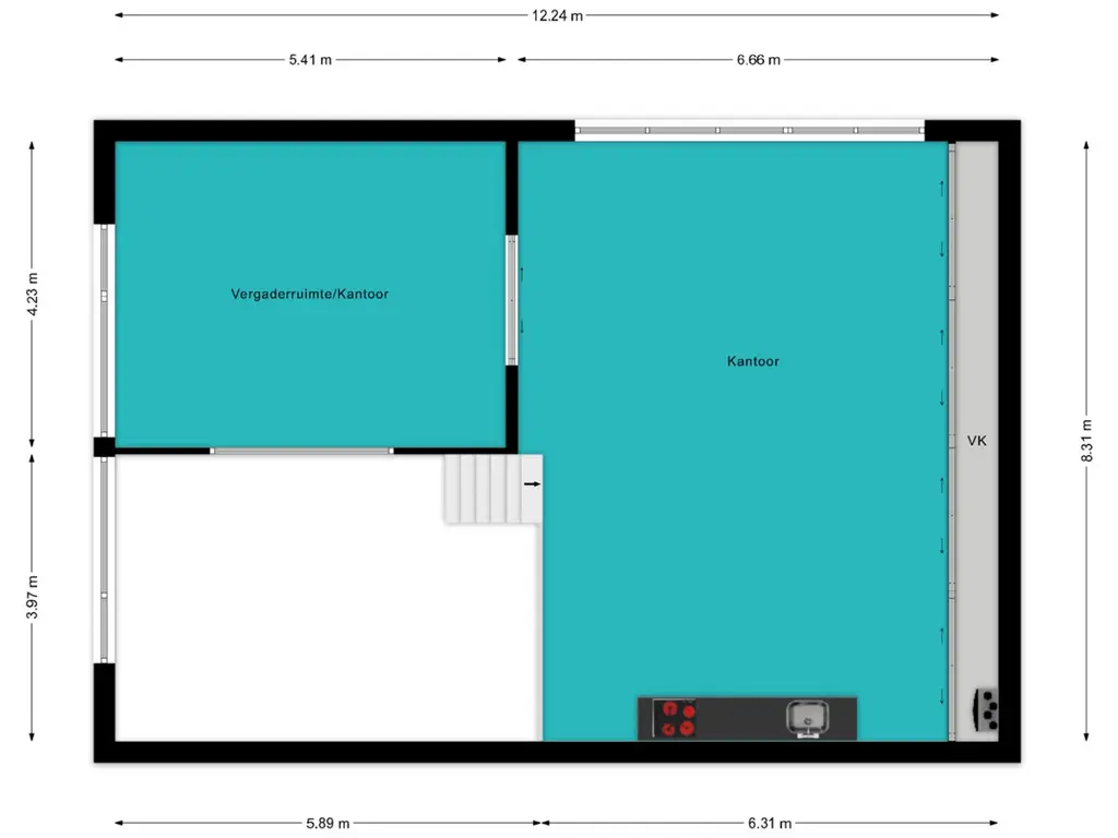 Plattegrond Barwoutswaarder 17A