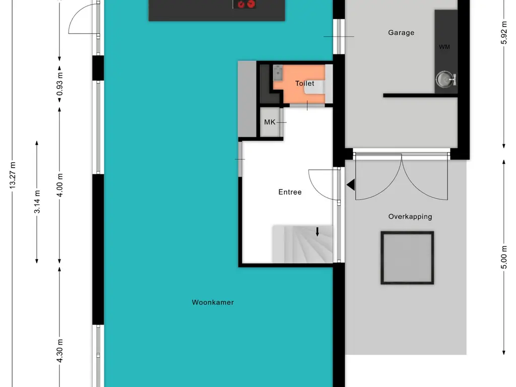 Plattegrond Barwoutswaarder 17A