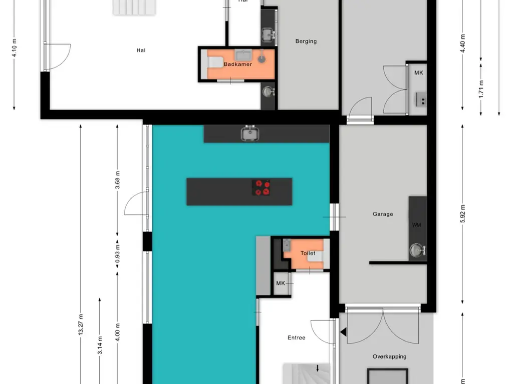 Plattegrond Barwoutswaarder 17A
