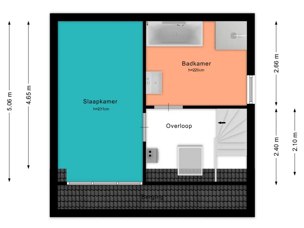 Plattegrond de Beerze 2