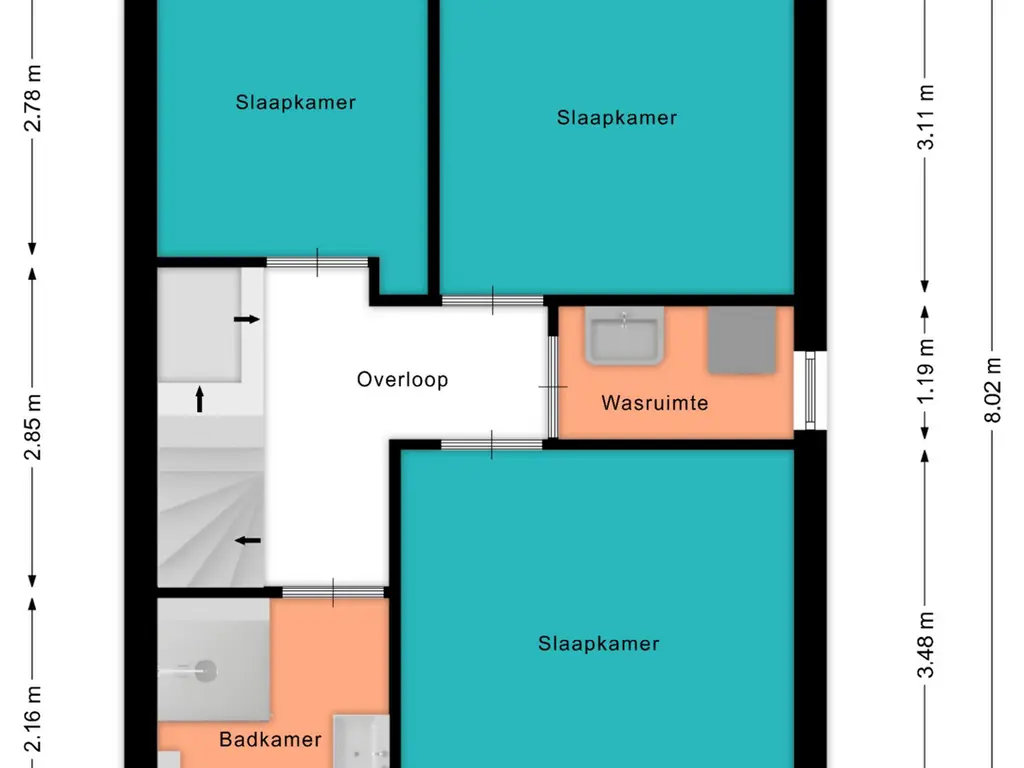 Plattegrond K Linschoten Westzijde 6