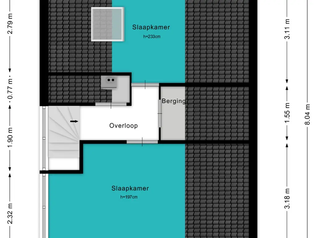 Plattegrond K Linschoten Westzijde 6