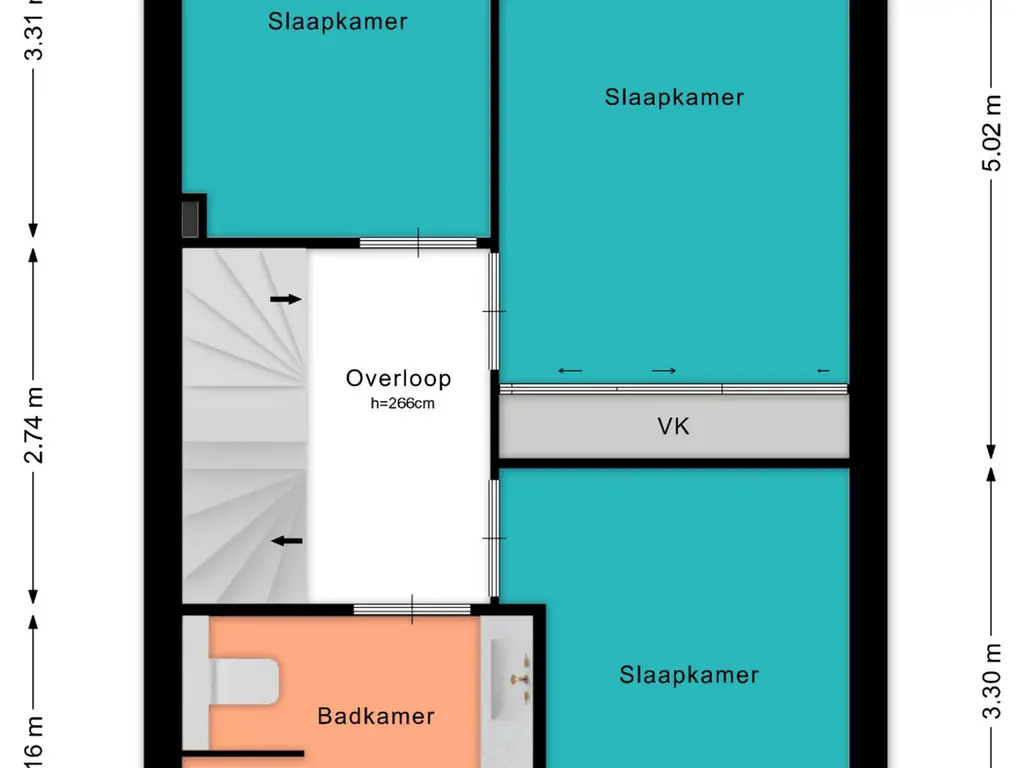 Plattegrond Adriaan Duyckpad 15