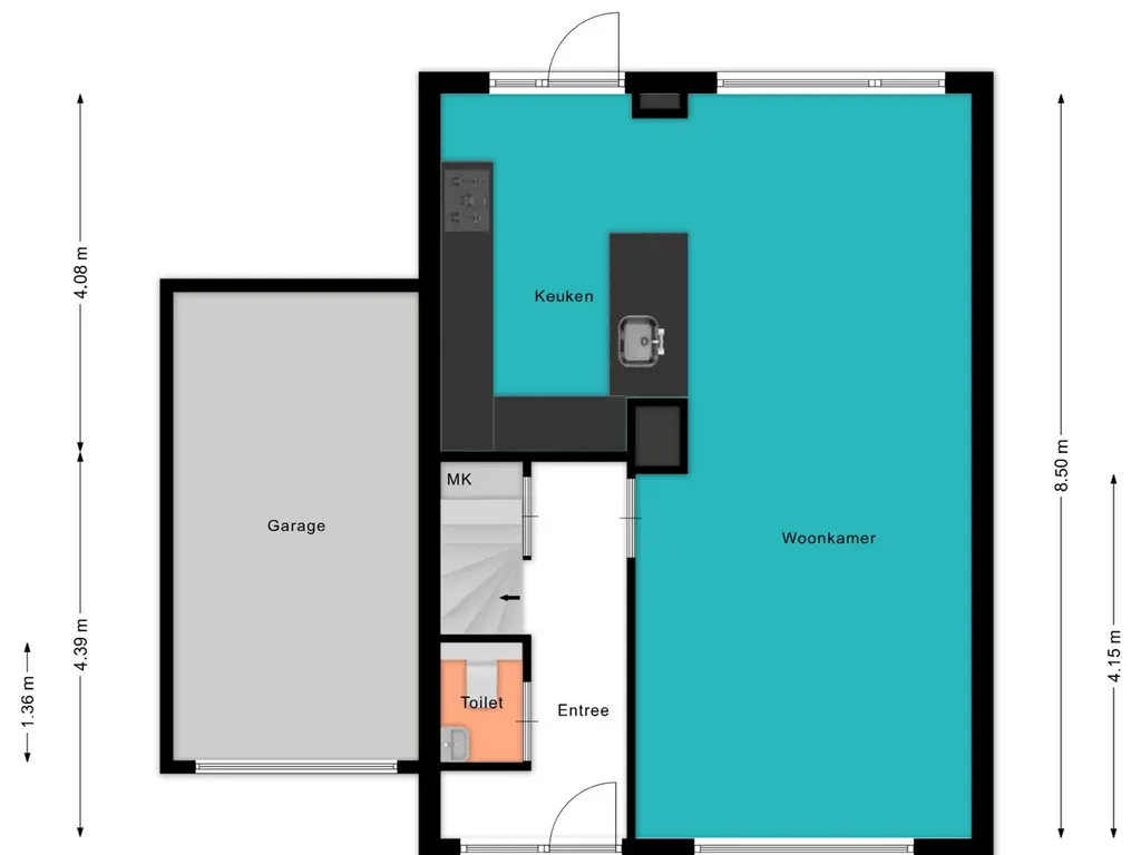 Plattegrond Nijldreef 45