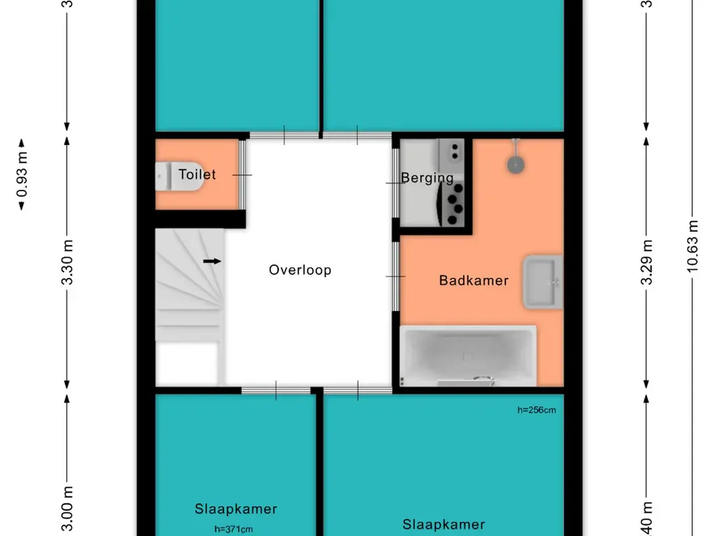 Plattegrond Athenelaan 96