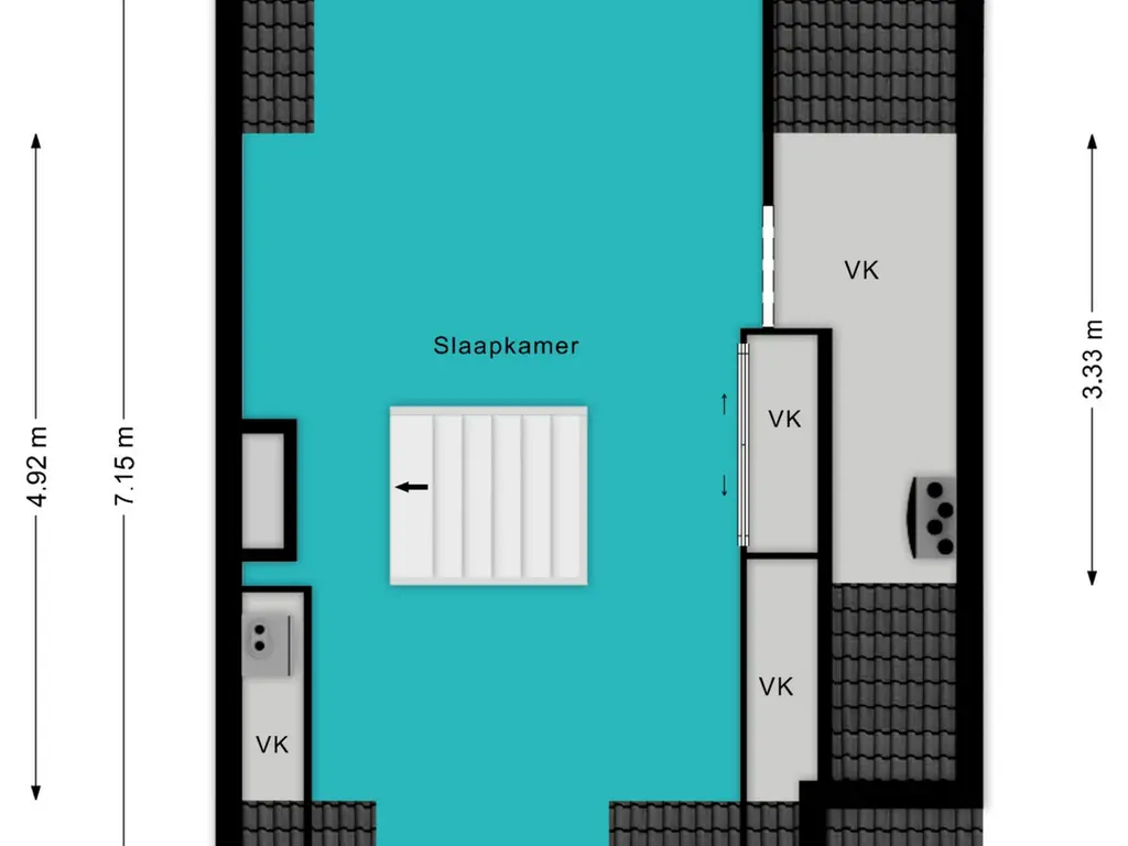 Plattegrond Utrechtsestraatweg 33IV