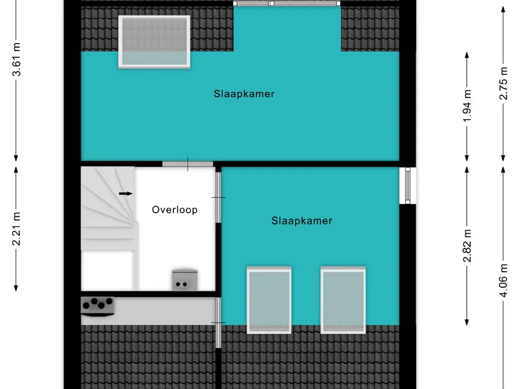 Plattegrond Heemskerklaan 1