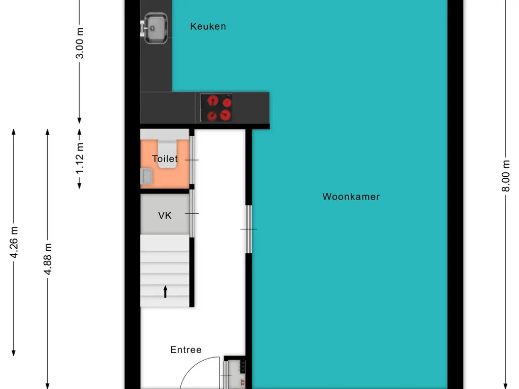 Plattegrond Dr. Kuyperlaan 11