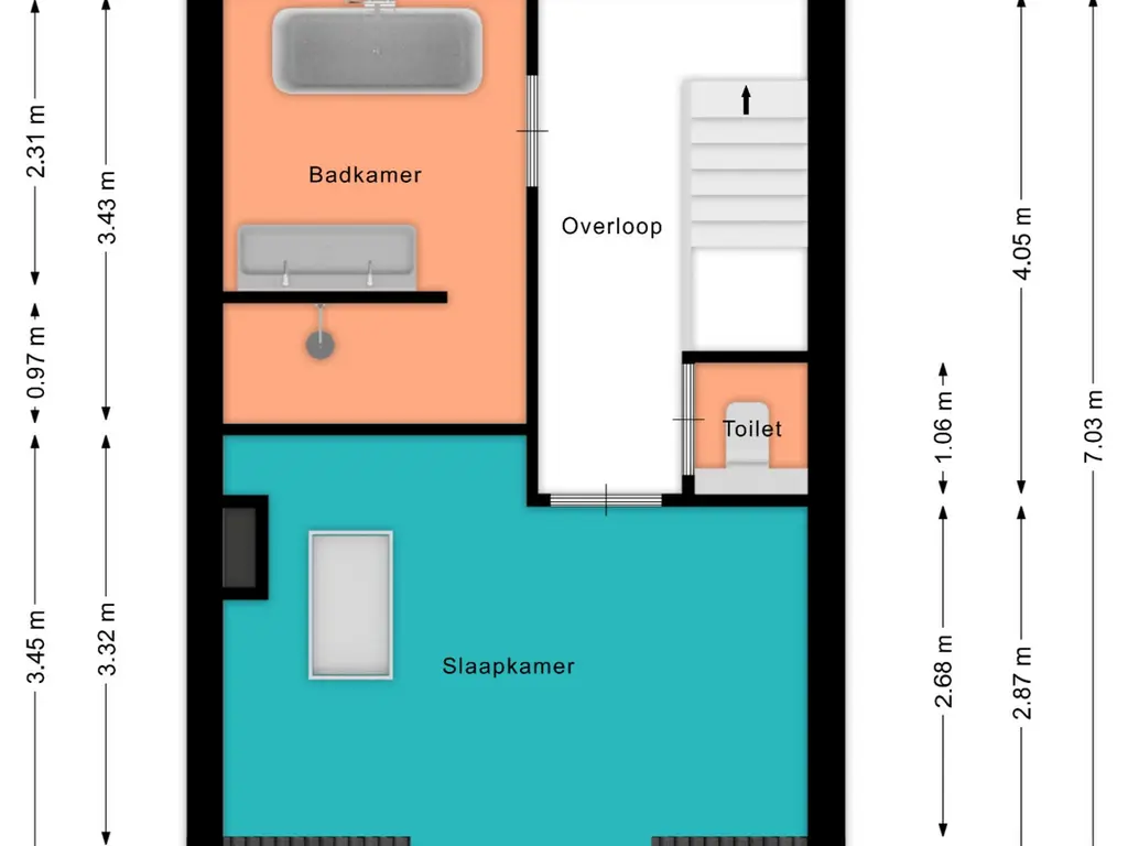 Plattegrond Willink van Collenstraat 38