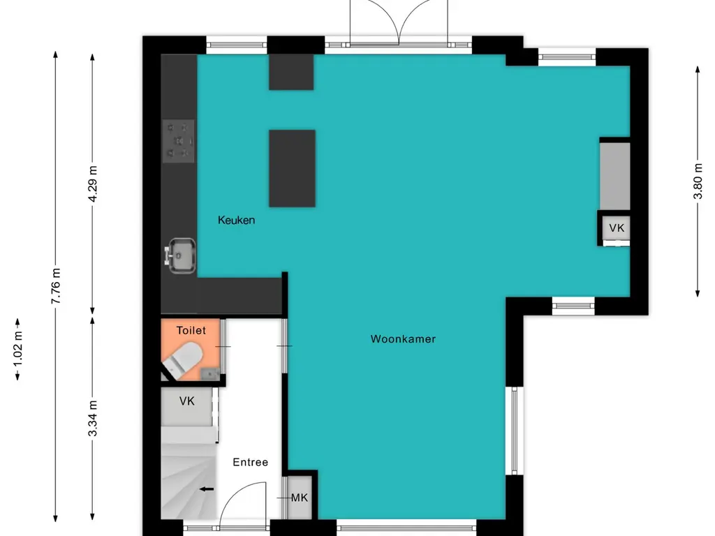 Plattegrond Primulastraat 20