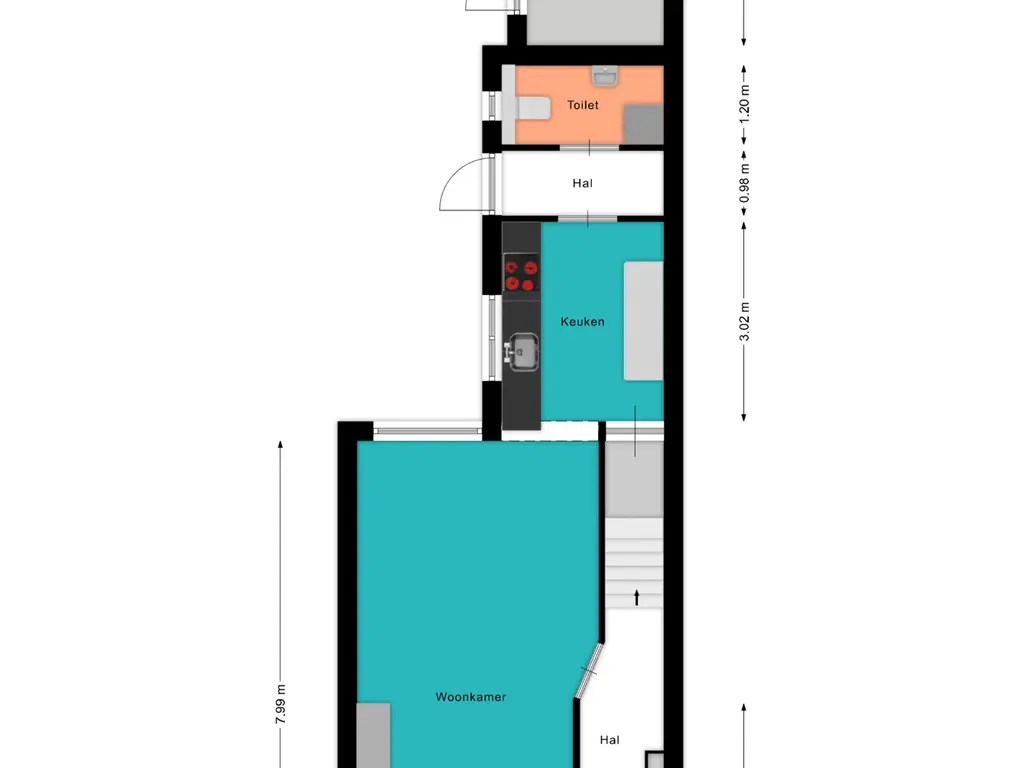 Plattegrond Leidsestraatweg 64 1