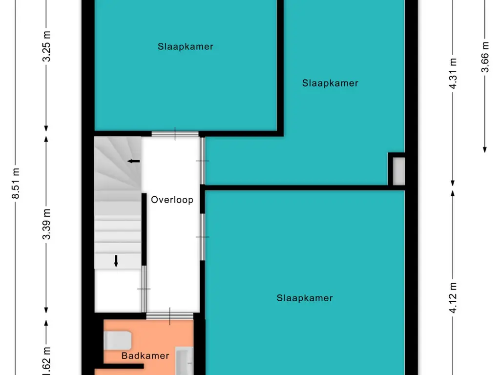 Plattegrond Heinsiuslaan 8