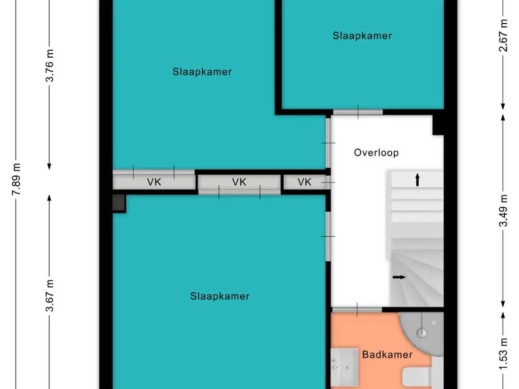Plattegrond Troelstralaan 40