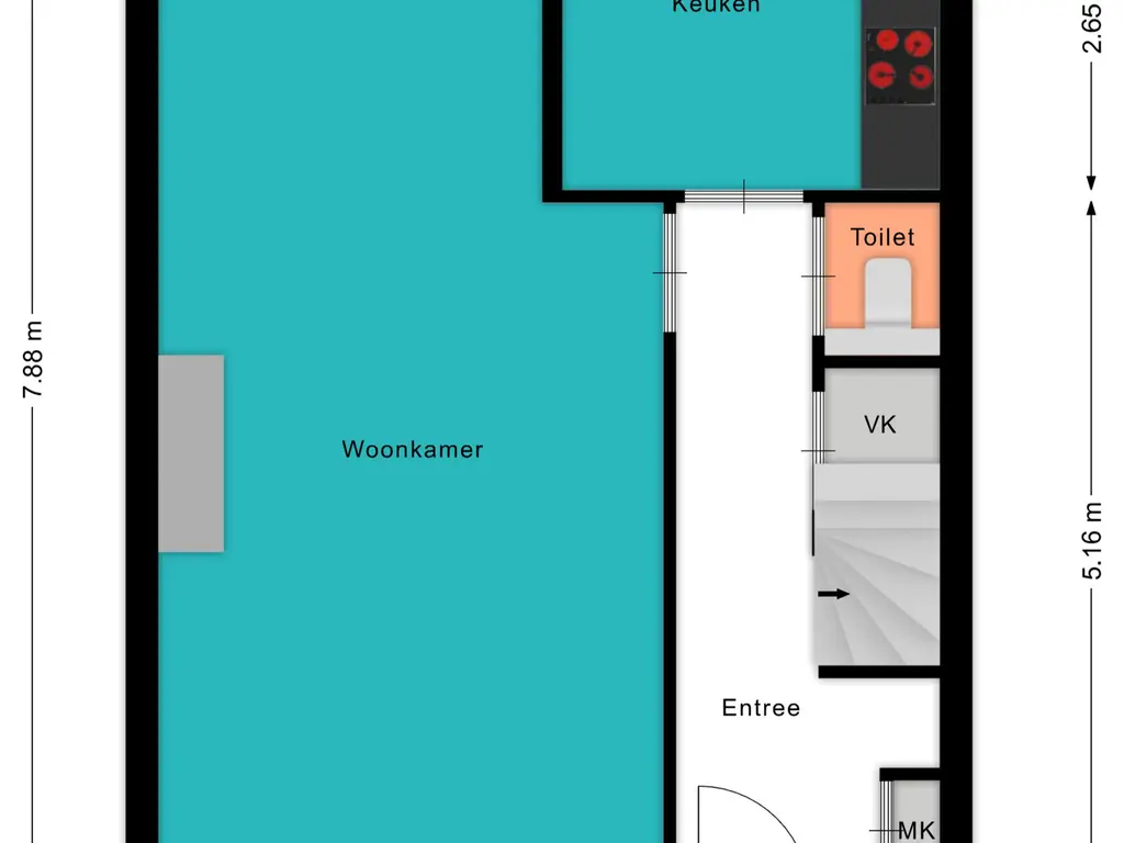 Plattegrond Troelstralaan 40