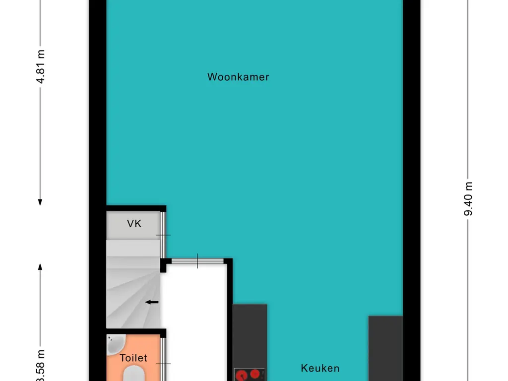 Plattegrond Vaartuigenlaan 28