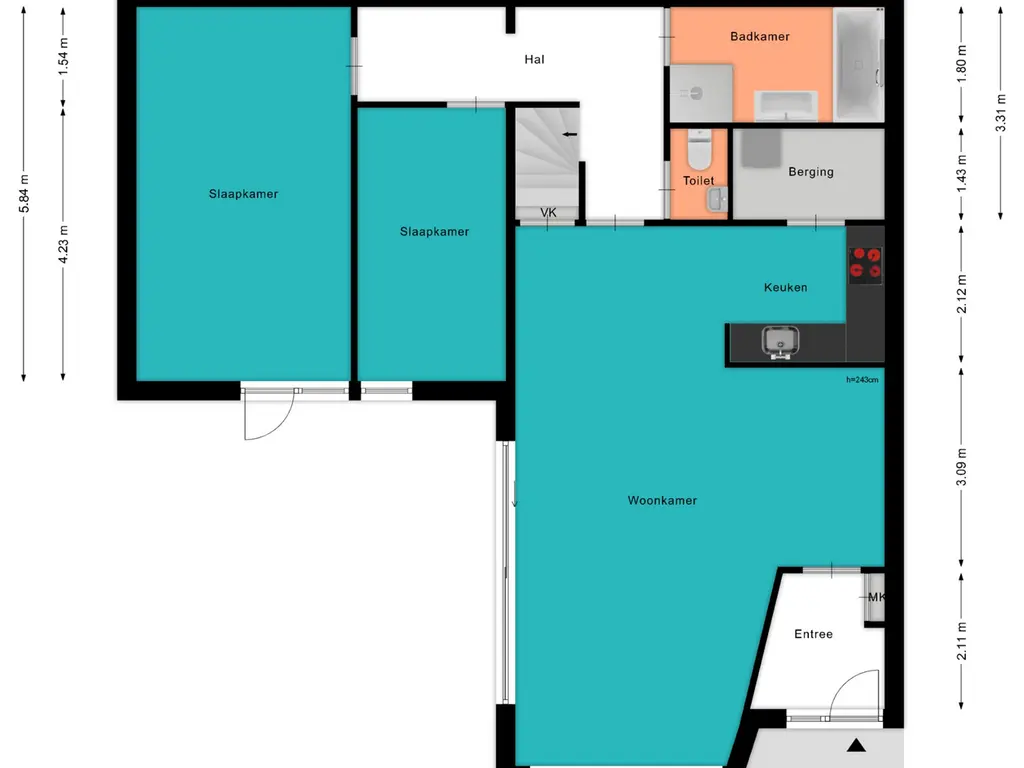 Plattegrond Ponddreef 27