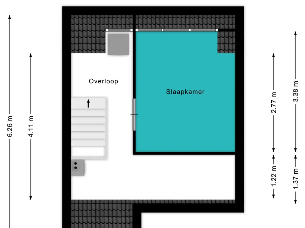 Plattegrond Dahliastraat 34