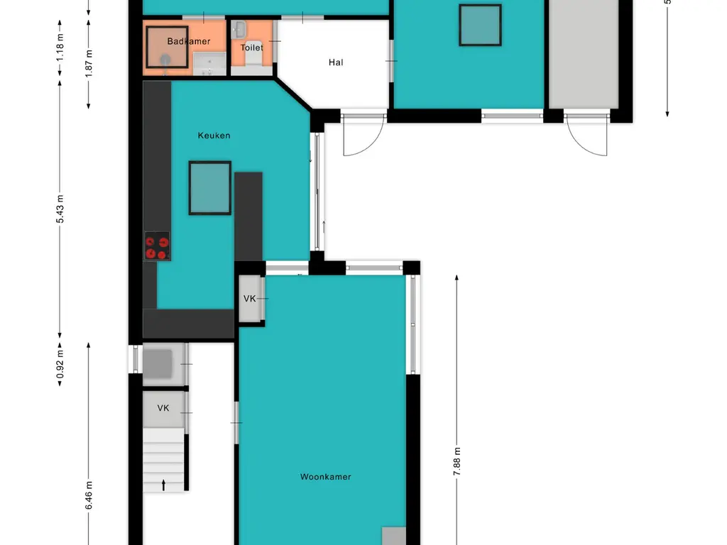 Plattegrond Linschoterweg 37