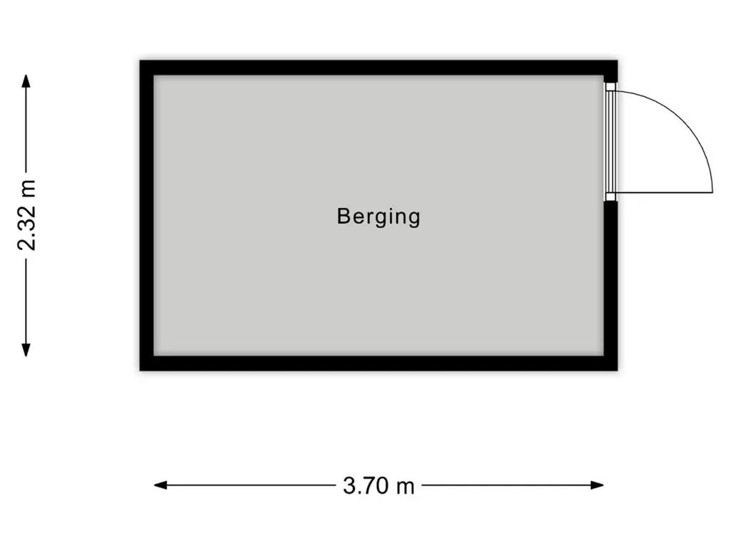 Plattegrond Bergstraat 10