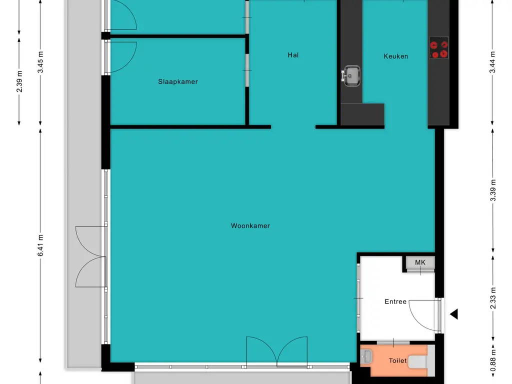 Plattegrond De Gaarde 8