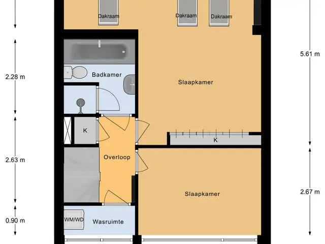 Plattegrond van Langendijkstraat 30