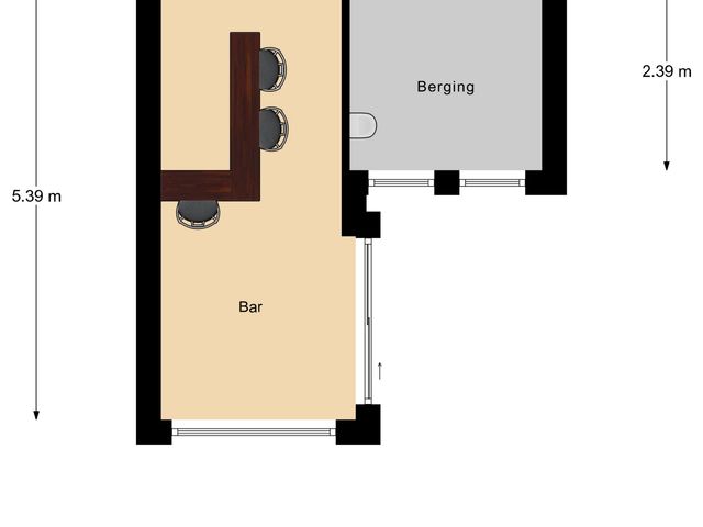 Plattegrond van Langendijkstraat 30